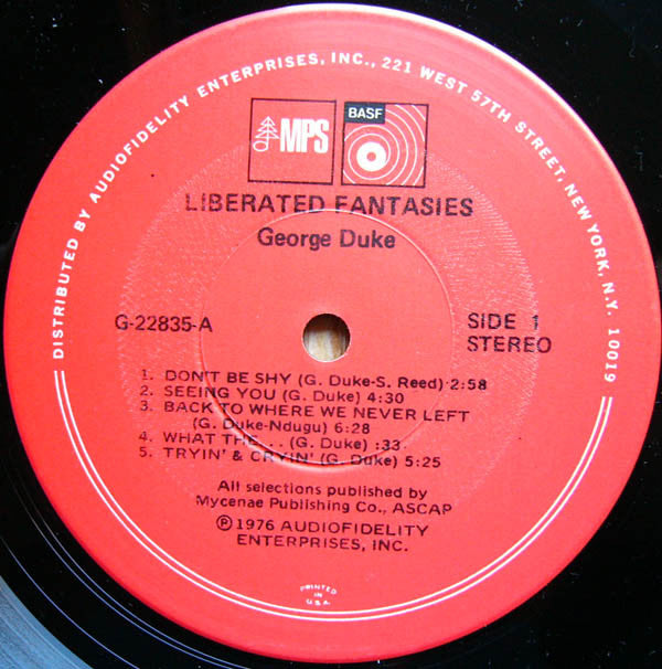 George Duke : Liberated Fantasies (LP, Album, PRC)