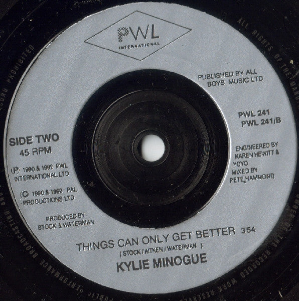 Kylie Minogue : What Kind Of Fool (7", Single)
