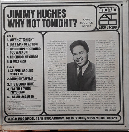 Jimmy Hughes : Why Not Tonight? (LP, Album, Comp, Mono, CT)