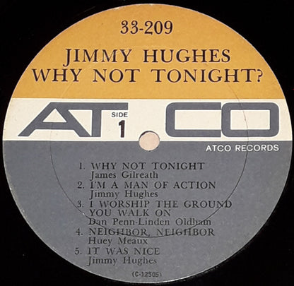 Jimmy Hughes : Why Not Tonight? (LP, Album, Comp, Mono, CT)