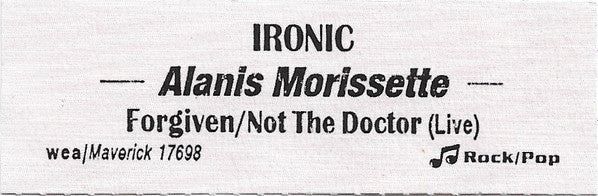 Alanis Morissette : Ironic (7")