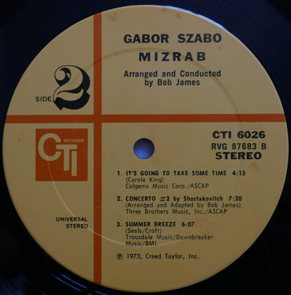 Gabor Szabo : Mizrab (LP, Album)
