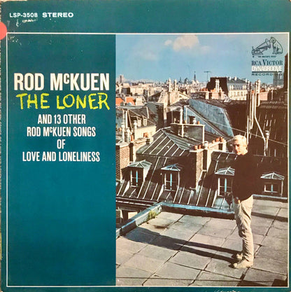 Rod McKuen : The Loner And 13 Other Rod McKuen Songs Of Love And Loneliness (LP, Album, RP, Ora)