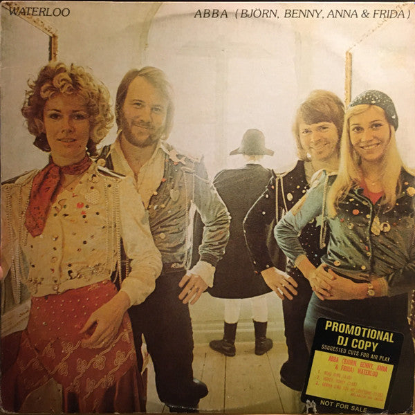 ABBA (Björn, Benny, Anna & Frida)* : Waterloo (LP, Album, PR)