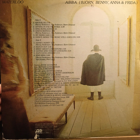 ABBA (Björn, Benny, Anna & Frida)* : Waterloo (LP, Album, PR)