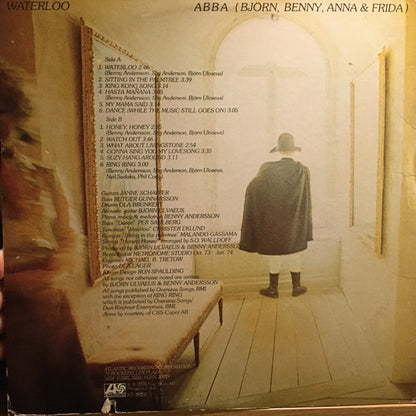 ABBA (Björn, Benny, Anna & Frida)* : Waterloo (LP, Album, PR)