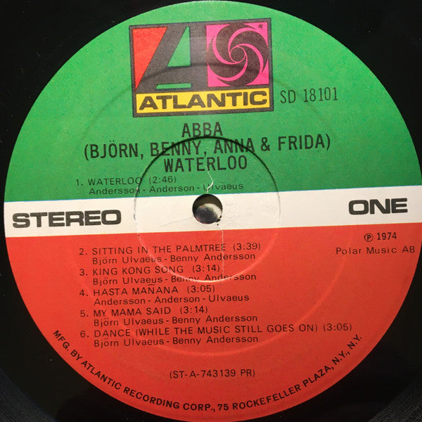 ABBA (Björn, Benny, Anna & Frida)* : Waterloo (LP, Album, PR)