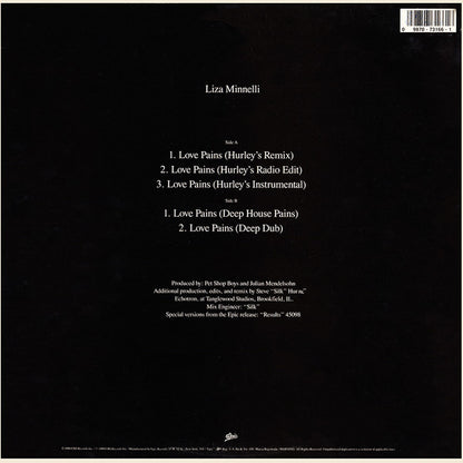 Liza Minnelli : Love Pains (12")