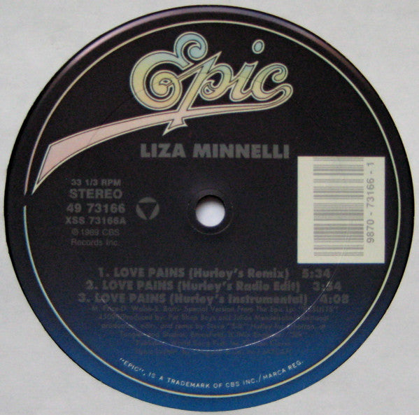 Liza Minnelli : Love Pains (12")