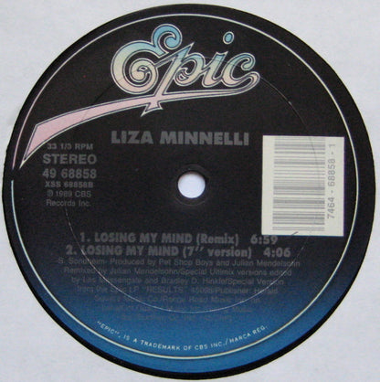 Liza Minnelli : Losing My Mind (12", Car)