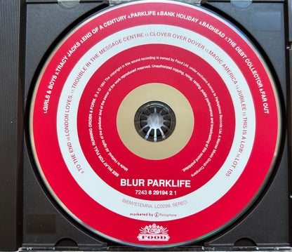 Blur : Parklife (CD, Album, M/Print, RE, RP, Arv)