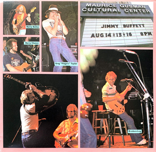 Jimmy Buffett : "You Had To Be There" - Recorded Live (2xLP, RE)