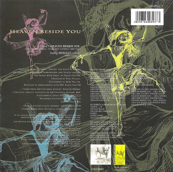 Alice In Chains : Heaven Beside You (7", Single, Ltd, Whi)