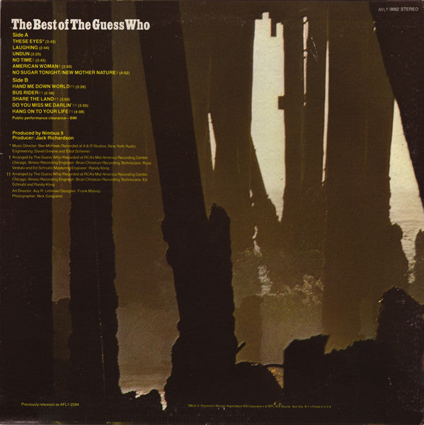 The Guess Who : The Best Of The Guess Who (LP, Comp, RE)