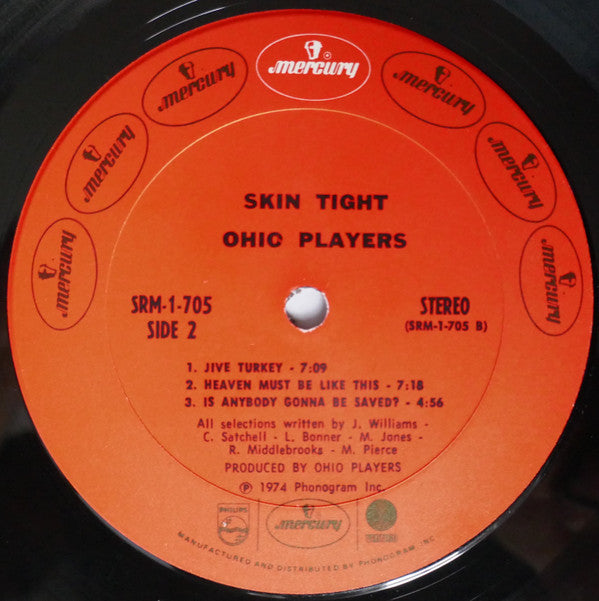 Ohio Players : Skin Tight (LP, Album, Pit)