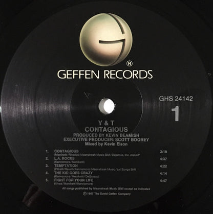 Y & T : Contagious (LP, Album)