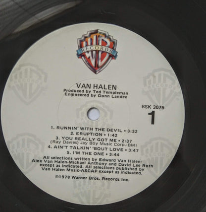 Van Halen : Van Halen (LP, Album, RE, Win)
