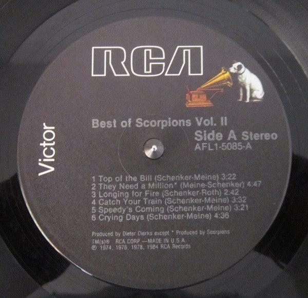 Scorpions : Best Of Scorpions Vol. 2 (LP, Comp)