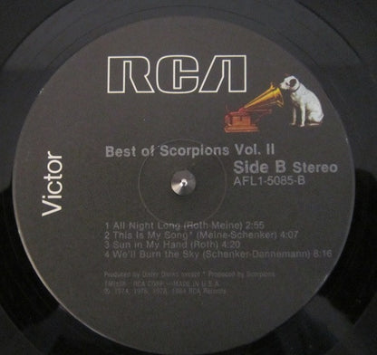 Scorpions : Best Of Scorpions Vol. 2 (LP, Comp)