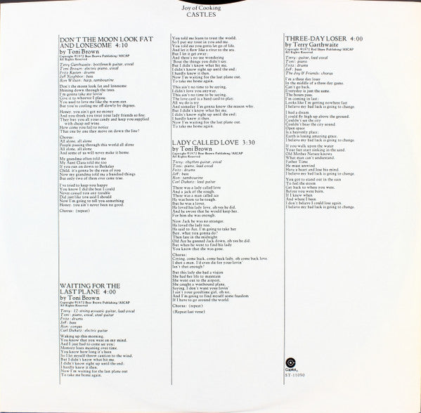 Joy Of Cooking : Castles (LP, Album, Gre)