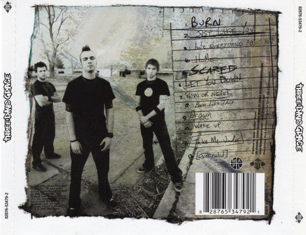 Three Days Grace : Three Days Grace (CD, Album, RP)