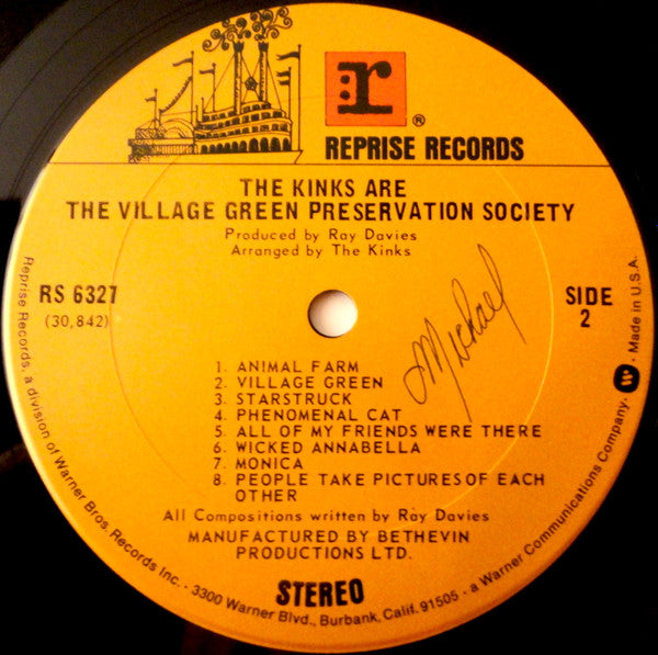 The Kinks : The Kinks Are The Village Green Preservation Society (LP, RE, Pit)