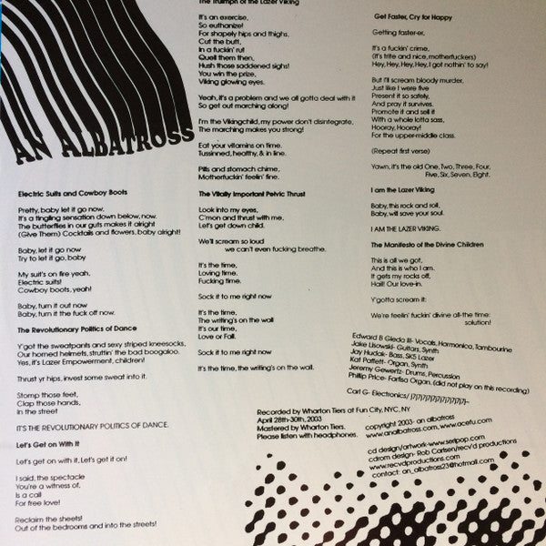 An Albatross : We Are The Lazer Viking (12", S/Sided, EP)