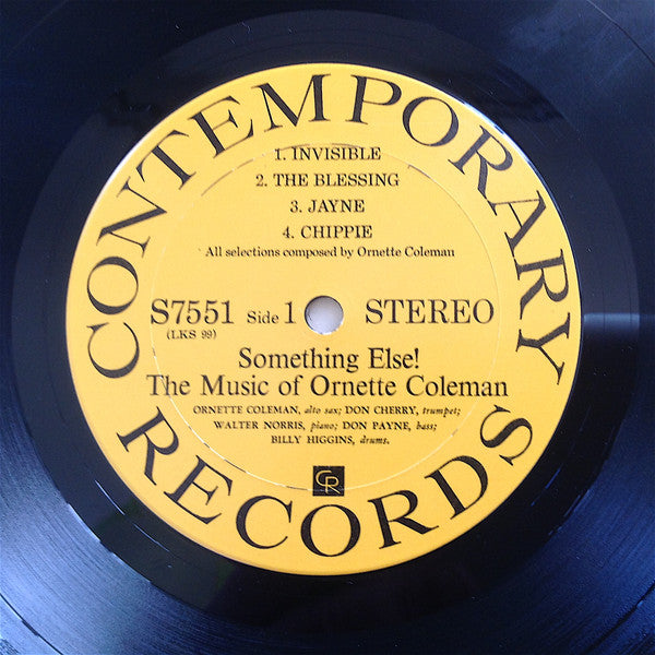 Ornette Coleman : Something Else!!!! – The Music Of Ornette Coleman (LP, Album, RE)