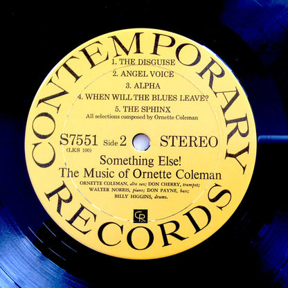 Ornette Coleman : Something Else!!!! – The Music Of Ornette Coleman (LP, Album, RE)