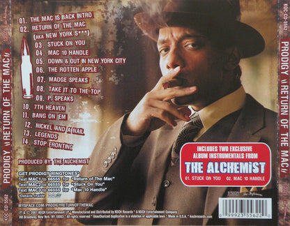 Prodigy : Return Of The Mac (CD, Album)
