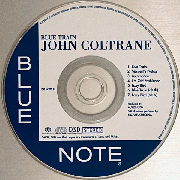 John Coltrane : Blue Train (SACD, Hybrid, Album, RE, RM)