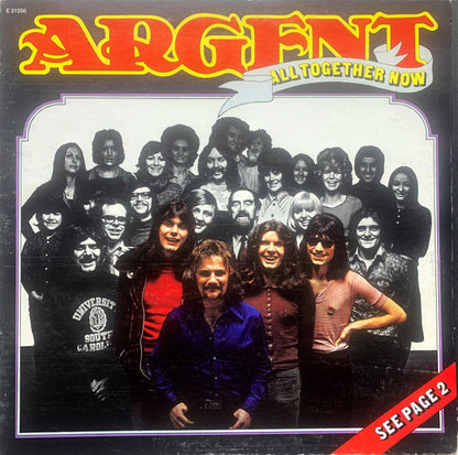 Argent : All Together Now (LP, Album, RP, Gat)