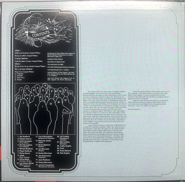 Argent : All Together Now (LP, Album, RP, Gat)