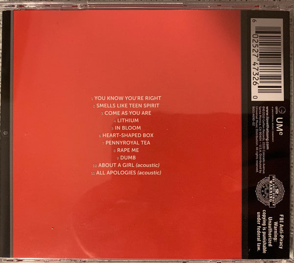 Nirvana : Icon (CD, Comp, RE, Tec)