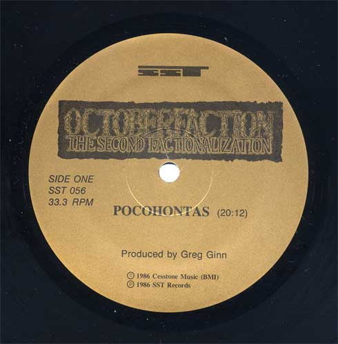 October Faction : The Second Factionalization (LP, Album)