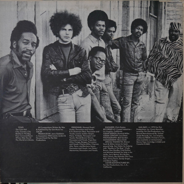 War : The World Is A Ghetto (LP, Album, All)