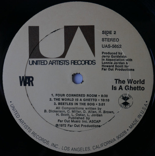 War : The World Is A Ghetto (LP, Album, All)