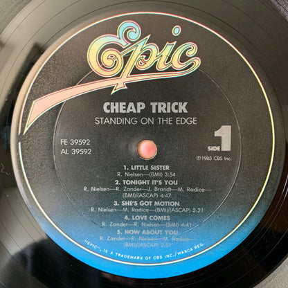 Cheap Trick : Standing On The Edge (LP, Album, Car)