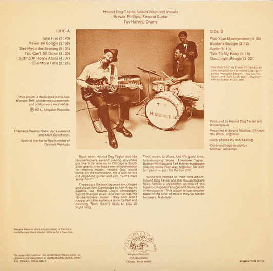 Hound Dog Taylor And The HouseRockers* : Natural Boogie (LP, Album, RP)