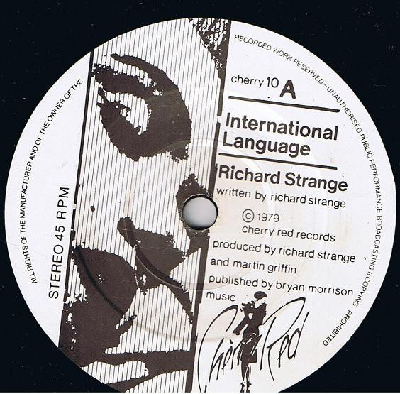 Richard Strange : International Language (7", Single)
