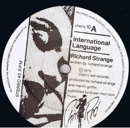 Richard Strange : International Language (7", Single)