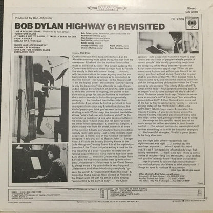 Bob Dylan : Highway 61 Revisited (LP, Album, RE)