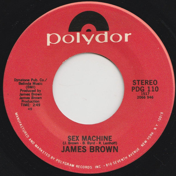 James Brown : Sex Machine / My Thang (7", RE, Spe)