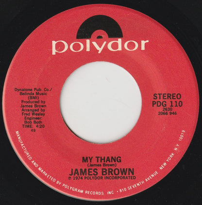 James Brown : Sex Machine / My Thang (7", RE, Spe)
