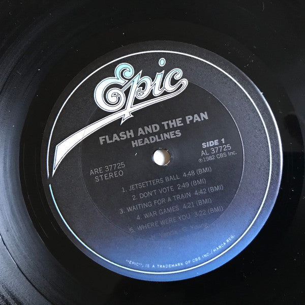 Flash And The Pan* : Headlines (LP, Album, Pit)