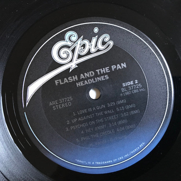 Flash And The Pan* : Headlines (LP, Album, Pit)