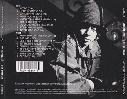 Champ MC : Ghetto Flava (CD, Album)