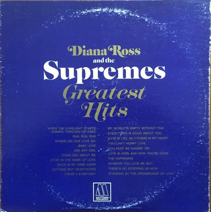 Diana Ross And The Supremes* : Greatest Hits (2xLP, Album, Comp)