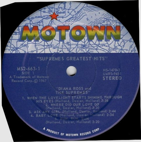 Diana Ross And The Supremes* : Greatest Hits (2xLP, Album, Comp)
