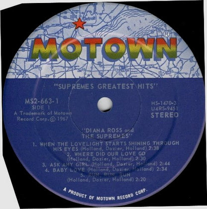 Diana Ross And The Supremes* : Greatest Hits (2xLP, Album, Comp)